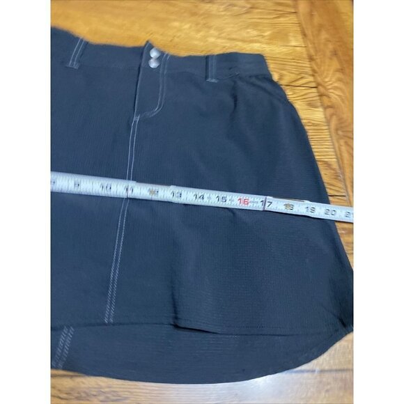 Kuhl womens active wear hiking skirt skort size Small Black lots of pockets! - Picture 5 of 7